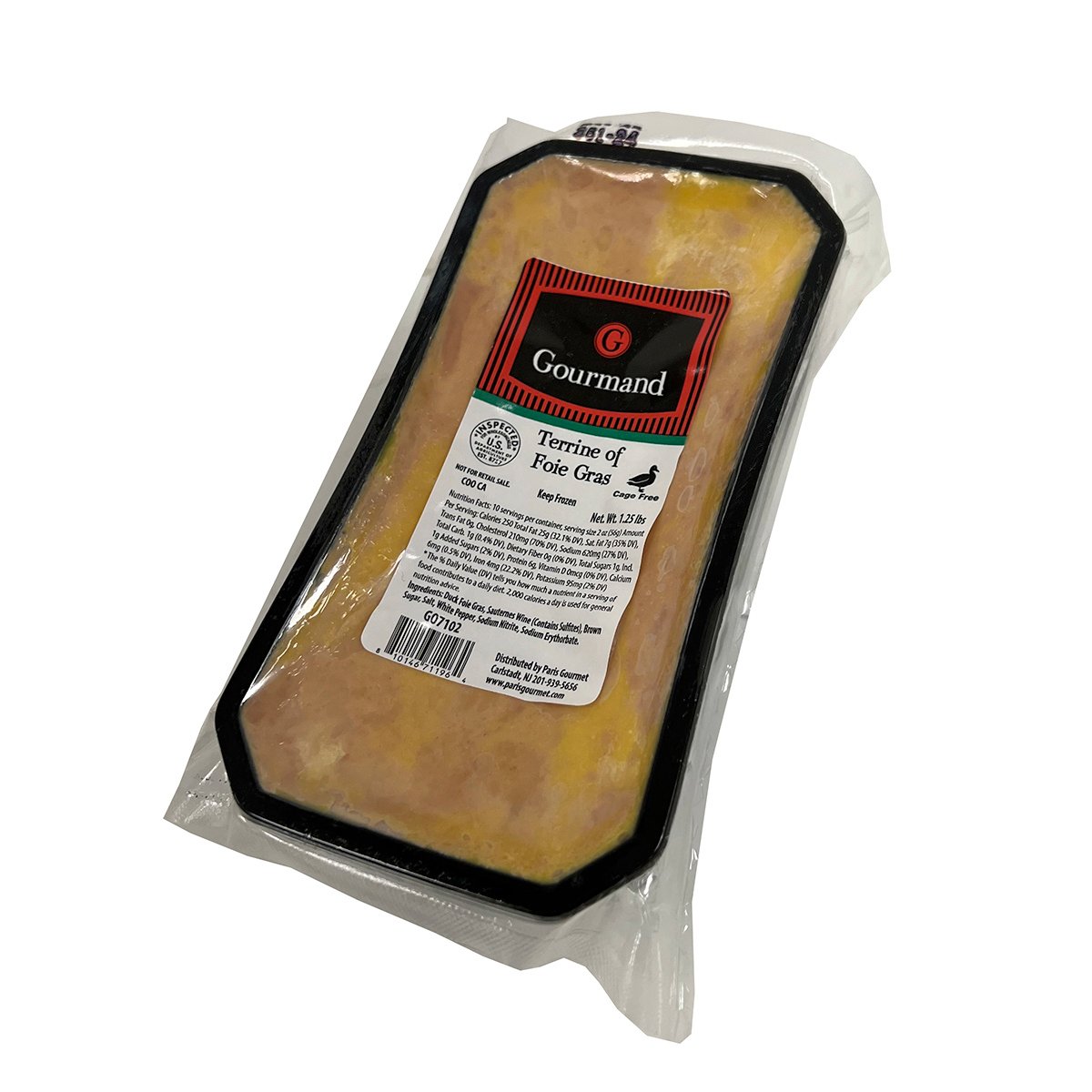 IQF Raw Moulard Duck Foie Gras Cubes - Gourmand
